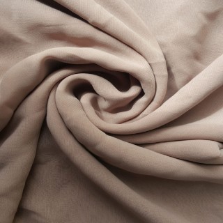 Plain Chiffon Hijab - Khaki Brown